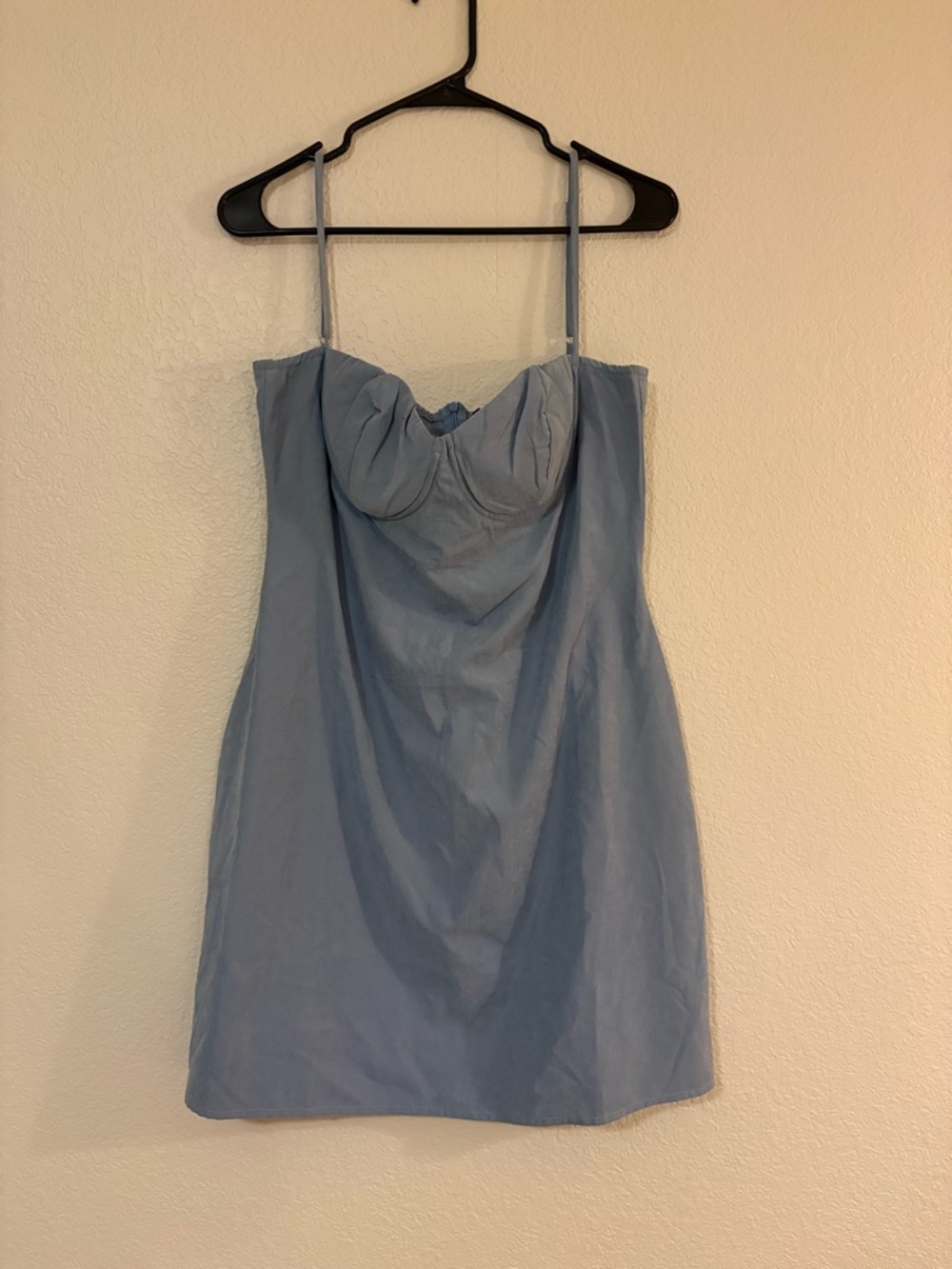 Princess Polly Powder Blue Bustier Mini Dress